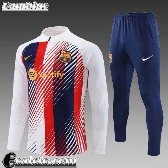 Tute Calcio + PANTALONI Barcellona banda Bambini 23 24 C12