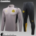 Tute Calcio + PANTALONI Dortmund grigio Bambini 23 24 C15