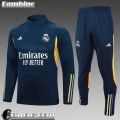 Tute Calcio + PANTALONI Real Madrid blu navy Bambini 23 24 C16