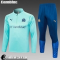 Tute Calcio + PANTALONI Marsiglia azzurro Bambini 23 24 C20