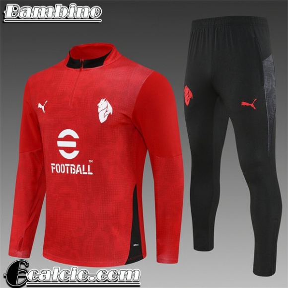 AC Milan KIT: Tute Calcio Bambini 25-26 C885 AC Milan KIT: Tute Calcio Bambini 25-26 C885