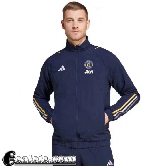 Giacca a vento Manchester United blu navy Uomo 23 24 D77