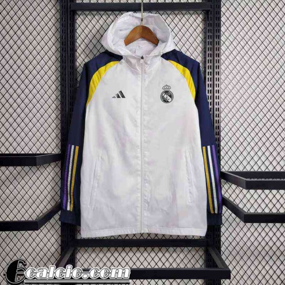 Giacca a vento Real Madrid Bianco Uomo 23 24 D79