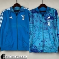 Giacca a vento Reversible Juventus blu-azzurro Uomo 23 24 D117