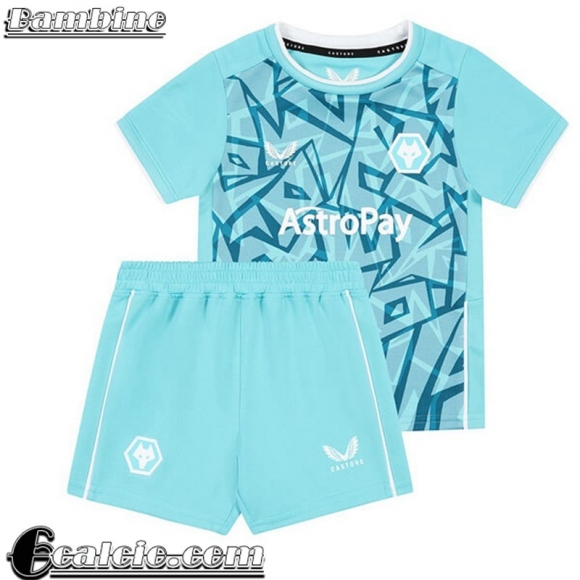 Maglie Calcio Wolverhampton Terza Bambini 23 24