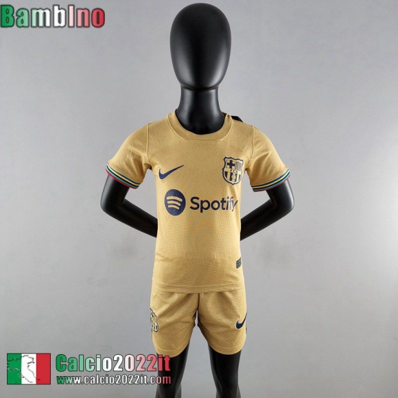 Maglie Calcio Barcelona Seconda Bambini 2022 23 AK77