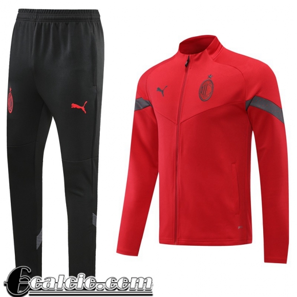 Full-Zip Giacca AC Milan rosso Uomo 2022 23 JK510