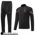 Full-Zip Giacca AC Milan Nero Uomo 2022 23 JK511