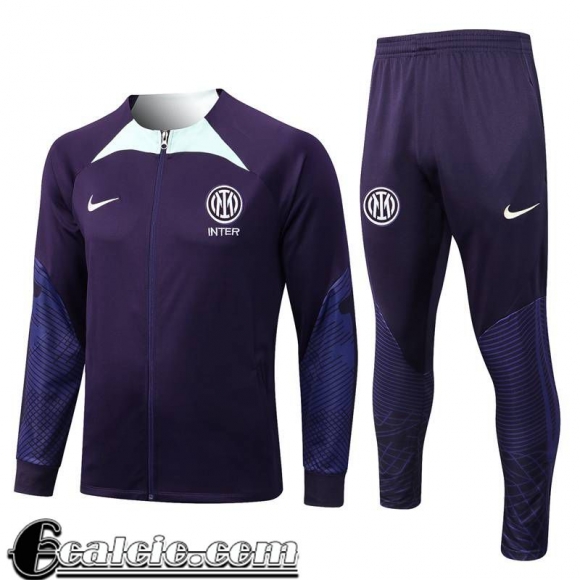 Full-Zip Giacca Inter Milan Viola Uomo 2022 23 JK524