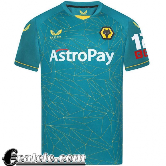 Maglie Calcio Wolverhampton Wanderers Seconda Uomo 2022 23