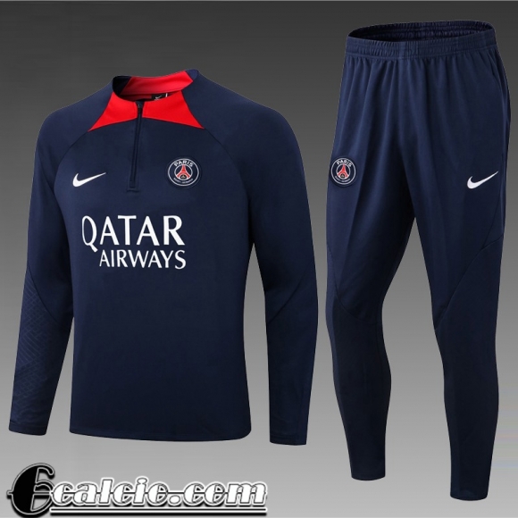 Tute Calcio PSG Paris Blu Reale Bambini 2022 23 TK345