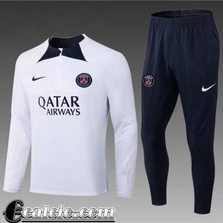 Tute Calcio PSG Paris Bianco Bambini 2022 23 TK346