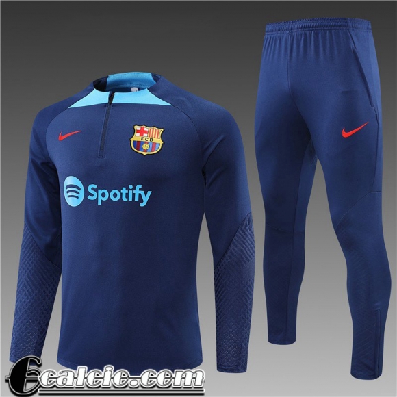 Tute Calcio Barcelona Blu Reale Bambini 2022 23 TK356