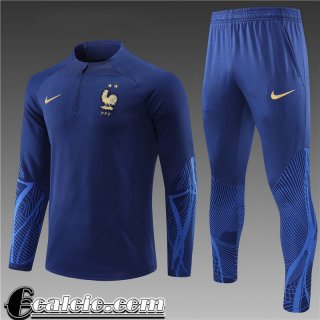 Tute Calcio Francia Blu Reale Bambini 2022 23 TK373