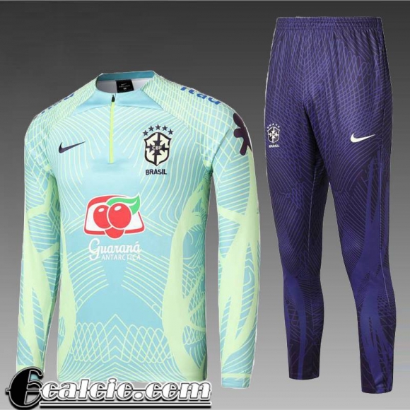 Tute Calcio Brasile verde chiaro Bambini 2022 23 TK380