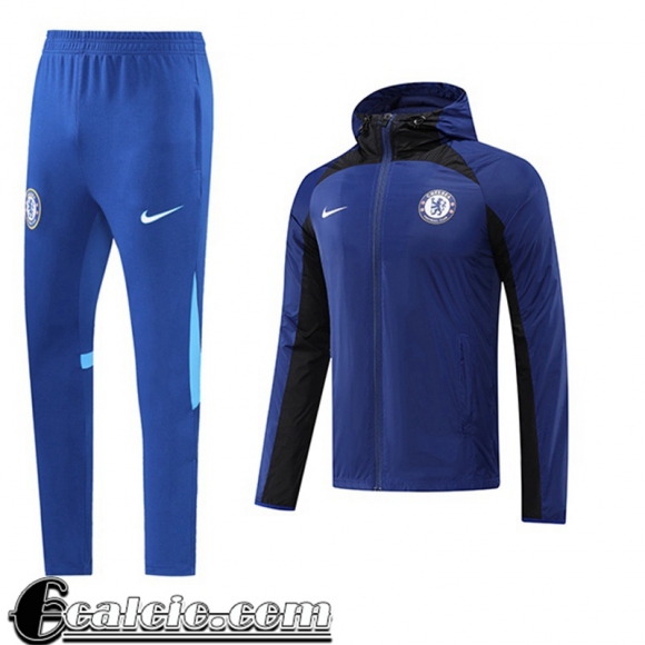 Giacca a vento Cappuccio Chelsea blu Uomo 2022 23 WK111