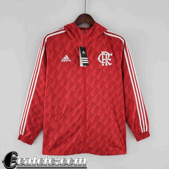 Giacca a vento Cappuccio flamengo rosso Uomo 2022 23 WK119