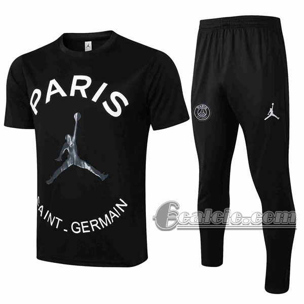 Compra Nuova Maglietta Polo Paris Psg Nera Pl10 Basso Costo 20212022