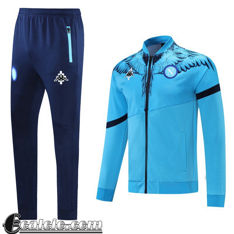 Vendita Sportswear Giacca Nuova Del SSC Naples Full-Zip Blu scuro JK53 ...